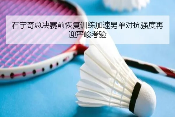 石宇奇总决赛前恢复训练加速男单对抗强度再迎严峻考验(MILANSPORT)